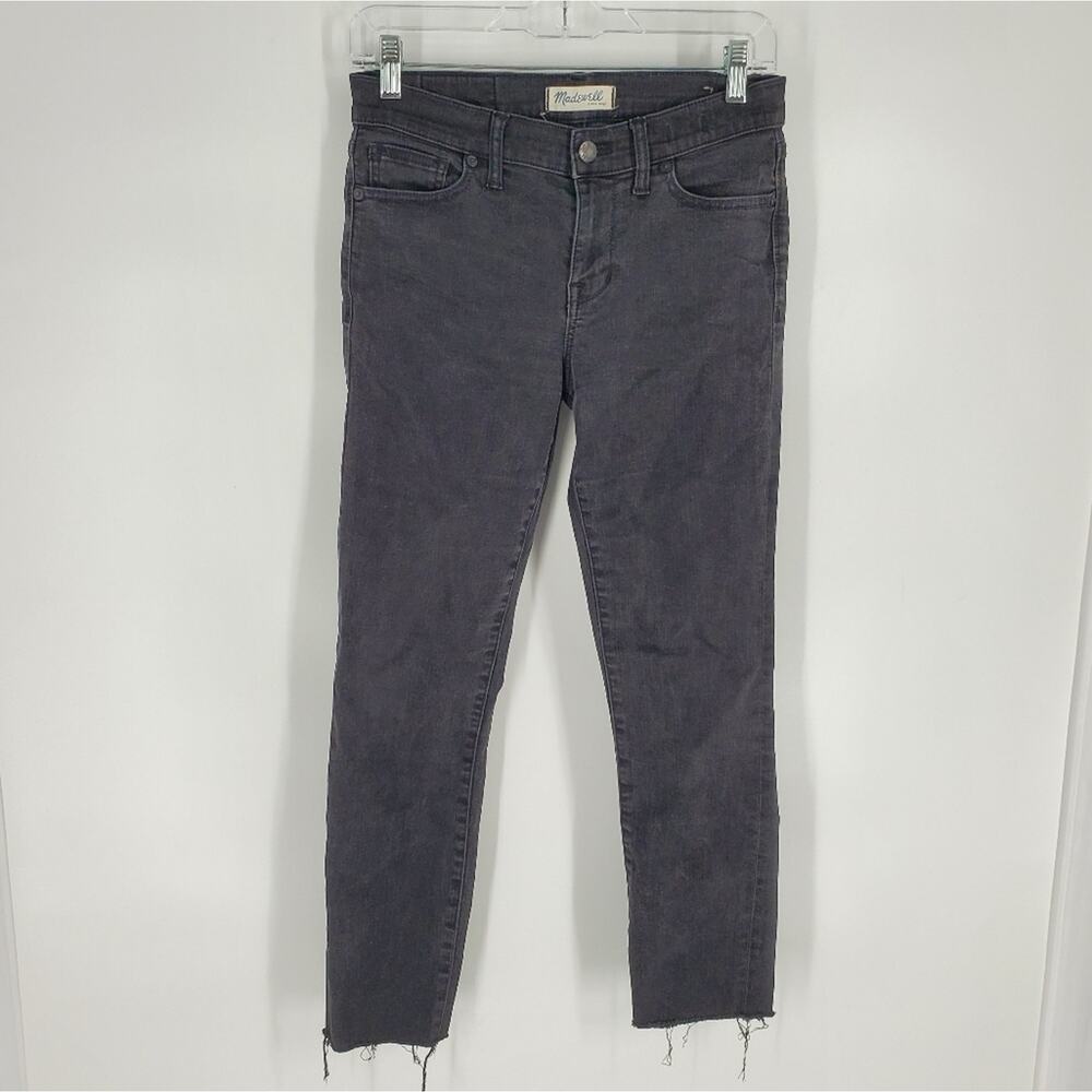 Madewell Off Black 8" Skinny Skinny Jeans 28